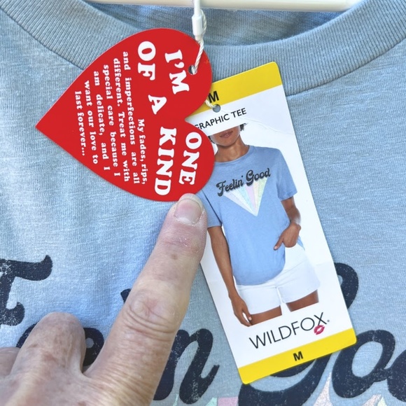 NEW Wildfox Feelin' Good Tee 🎉3X H.P.🎉 - Picture 5 of 7